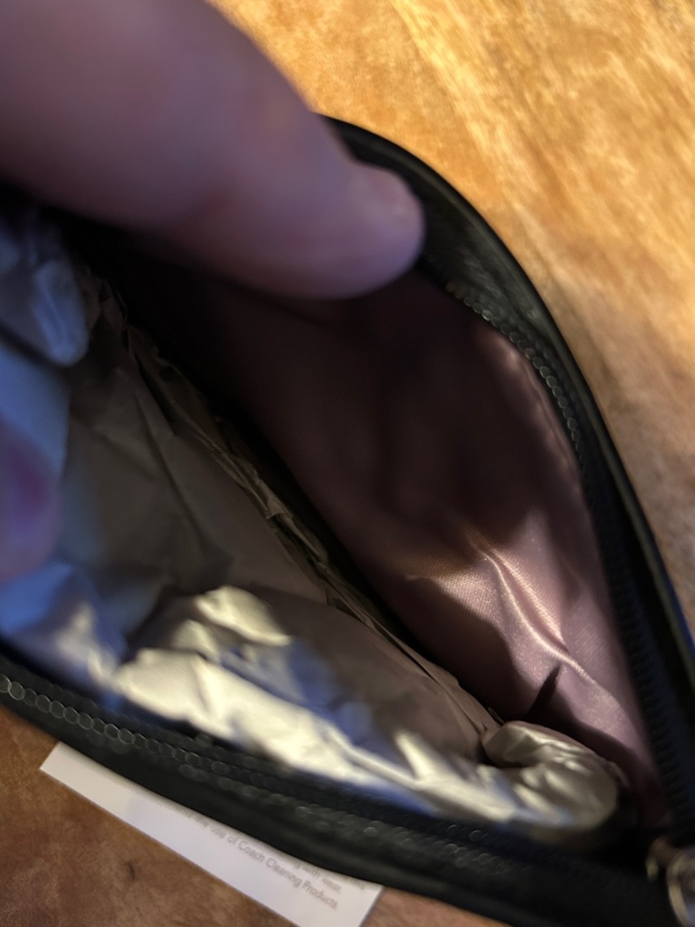 Coach Black Sequin Wristlet Clutch - Picture 5 of 11